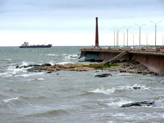 Rbla. Francia a la altura de la calle Maciel