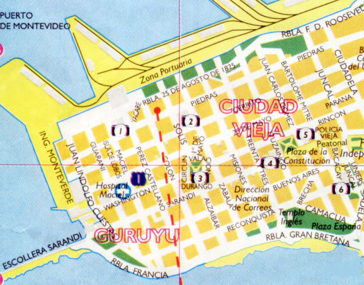 Mapa: Ciudad Vieja