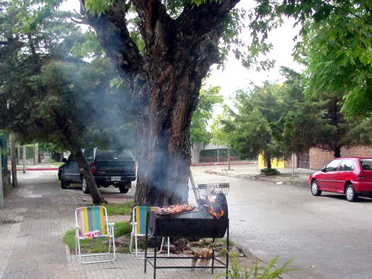 Videla entre Alarc�n y Diego Lamas